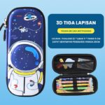 Kotak Tempat Pensil 3D Untuk Anak Dengan Motif Karakter - Astronout