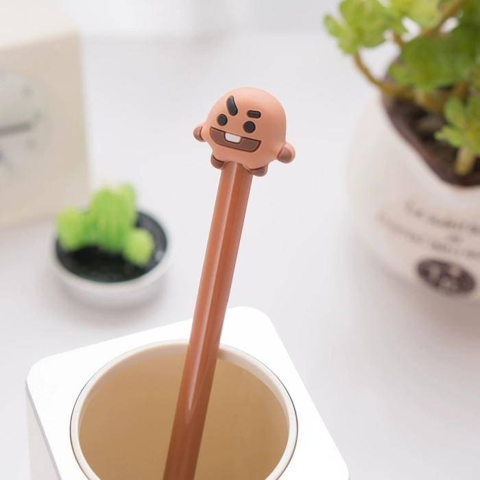 fc2a6891ab528f1e85ea8a1b20aef72b-1673001389 Pulpen Karakter Cartoon Bt21 Bts Bangtan Boys Army Kpop - Shooky - Image 1