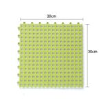 Karpet Kamar Mandi PVC Anti Licin 30 x 30 CM - hijau