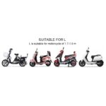 Sarung Cover Pelindung Sepeda Motor Plastik Bening Anti Air - m