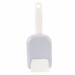 Centong Nasi Dengan Penutup Otomatis Sendok Nasi Buka Tutup Holder - Grey