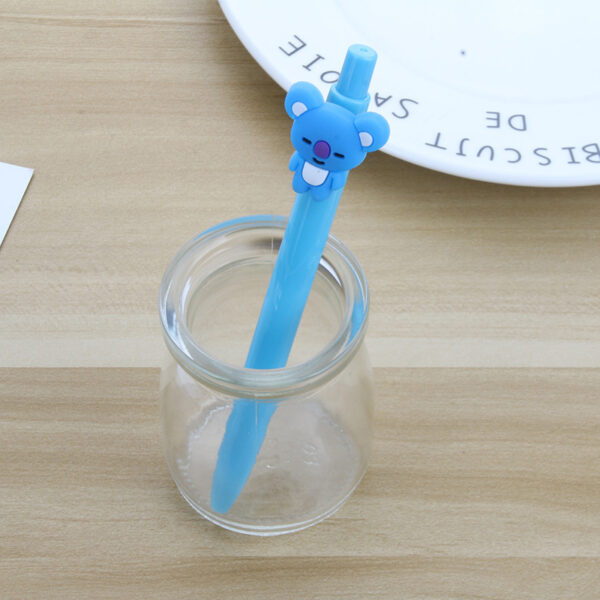 Pulpen Bolpoin Pena Mekanik Cetek Karakter Bt21 Boneka Bts - Koya