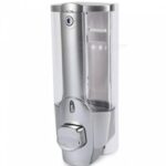 Dispenser Pump Single Soap Dispenser Tempat Sabun Cair With Key Lock - Silver