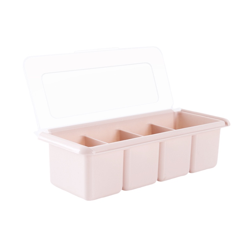 rug-1663059527044-0-1673001403 Tempat Bumbu Kotak Dapur Garam Gula Micin Minimalis 4 Sekat - Cream - Image 1