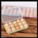 Kotak Penyimpanan Telur Ayam Bebek Bahan Plastik Mika  - Hijau