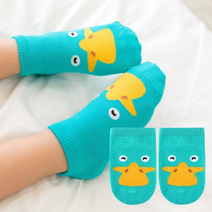 rug-1663851582856-0-1673001417 Kaos Kaki Pendek Motif Karakter Hewan 3D Untuk Bayi - Bebek - Image 1