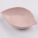 Mangkok Daun Tempat Kecap Sambal Souvenir  - Pink