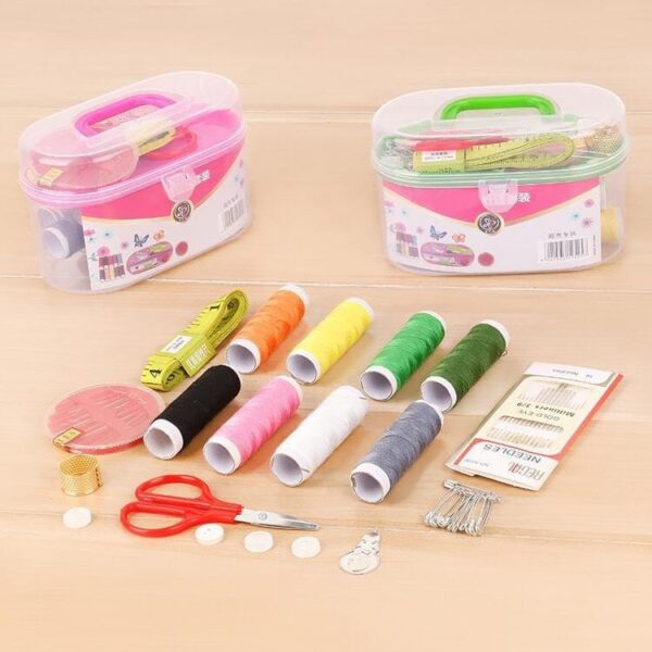 Sewing Kit Kotak Box Set Peralatan Menjahit
