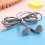 headset handsfree Earphone macaron u19 stereo kabel mate color mic - Abu