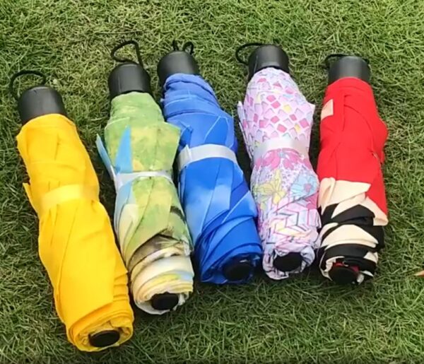 Payung Hujan Lipat Kecil Mini Lucu Motif Bunga