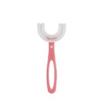 Sikat Gigi Toothbrush U Shape Anak dan Bayi Silikon BPA Free - pink balita box