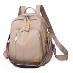 Tas Wanita Ransel Kulit Korea Kekinian Import Tali Slempang 2in1 - beige
