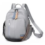 Tas Wanita Ransel Kulit Korea Kekinian Import Tali Slempang 2in1 - gray