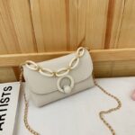 Tas Fashion Wanita Selempang Import Sling Bag Soulder - white