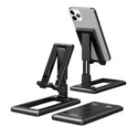 Stand Holder Phone Lipat Folding Desktop HD-28 - Hitam