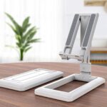 Stand Holder Phone Lipat Folding Desktop HD-28 - Putih