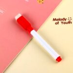 Spidol Warna Warni Whiteboard Kecil Marker Anak 2 In 1 - Merah