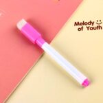 Spidol Warna Warni Whiteboard Kecil Marker Anak 2 In 1 - Pink