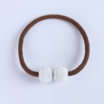 Tali Pengait Gorden Pengikat Kain Magnet Mutiara 1 Pcs - Coklat