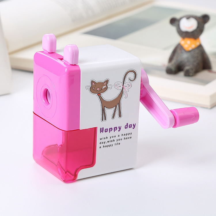 rug-1668173105964-0-1673001500 Pengserut Rautan Pensil Putar Warna Warni Dengan Karakter - Pink - Image 1