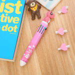 Pulpen 10 Warna Dengan Motif Karakter Monster Pink - Monster Pink