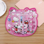 Set Alat Tulis Lucu Lengkap Pensil Penghapus Penggaris 8 In 1 - Pink2