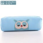 Tempat Kotak Pensil Kain Korea Dengan Motif Kartun - Cat Head Off Blue