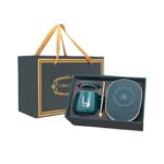 Set Gelas Keramik Cangkir Mug Listrik Portable - Hijau