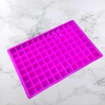 Cekatan Es Batu Plastik 96 Grid Warna Warni Serbaguna - Merah Muda