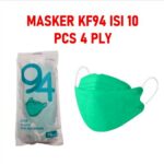 Masker Kf94 Warna Warni Isi 10 Pcs - Mint
