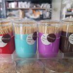 Toothpick Dispenser Tempat Holder Tusuk Gigi Bambu