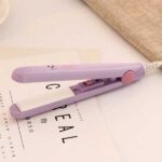 Catokan Rambut Hair Strightener Iron Portable Mini - Ungu