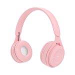Headset Y08 Bluetooth Headphones Macaron Pure Bass - pink