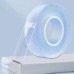 Double Tape Nano Isolasi Magic Anti Air Transparant 1 Meter - 1 meter