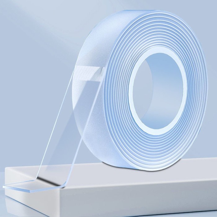 sg-11134201-7rbml-lq3dczcq3wps88 Double Tape Nano Isolasi Magic Anti Air Transparant 1 Meter - 1 meter - Image 1