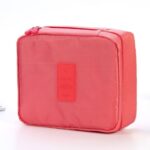 Tas Kosmetik Multifungsi Pouch Tas Make Up Multi Pouch Travel - peach