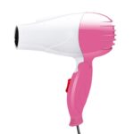 Alat Pengering Rambut NOVA N-658 Low Watt Hair Dryer Mini Lipat - pink