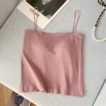 Tanktop Bra Wanita Pakaian Dalam Fashion Gym Olahraga - pink