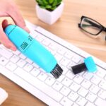 Vacuum Cleaner USB Portable Laptop Keyboard PC Meja Desktop Praktis - BIRU