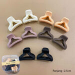 Jepitan Rambut Doff Mini Premium Dengan Box Mika 10 Pcs - MODEL 7