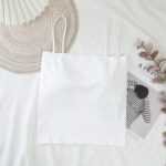 Tanktop Bra Wanita Pakaian Dalam Fashion Gym Olahraga - putih