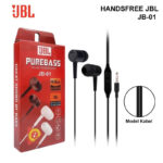Earphone Headset D21 Extrabass Witch Mic Handsfree - JB-01 HITAM