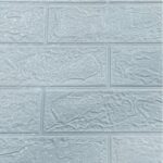 Stiker Wallpaper Dinding Foam 3D Mini - Biru Muda 70x39