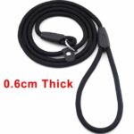 Rantai Leash Anjing Nylon Tali Anjing Puppy Leash 140cm - Hitam