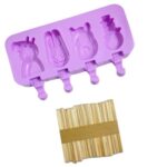 Cetakan Ice Cream Silicon Dengan Motif Pigy Snowman - Pigy Snowman