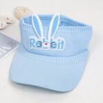 Topi Golf Senam Pantai Anak Fashion Sport Model Rabbit - Biru