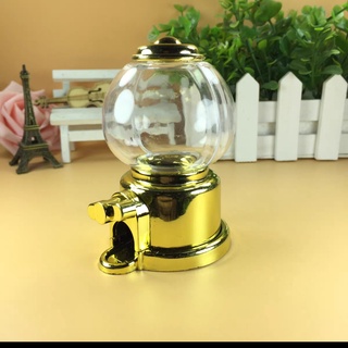 JewXeyrNJdFVWYsLQnM15gPxsaYd5vZZxhOn7H6Z Mini Candy Machine Dispenser Permen mini Praktis dan Serbaguna - Gold - Image 1
