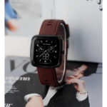 Jam Tangan RM081 Chrono Silikon Rubber Pria Wanita Sport - Coklat