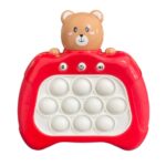 Mainan Pop It Console Elektronoc Push Bubble Game - BEAR MERAH