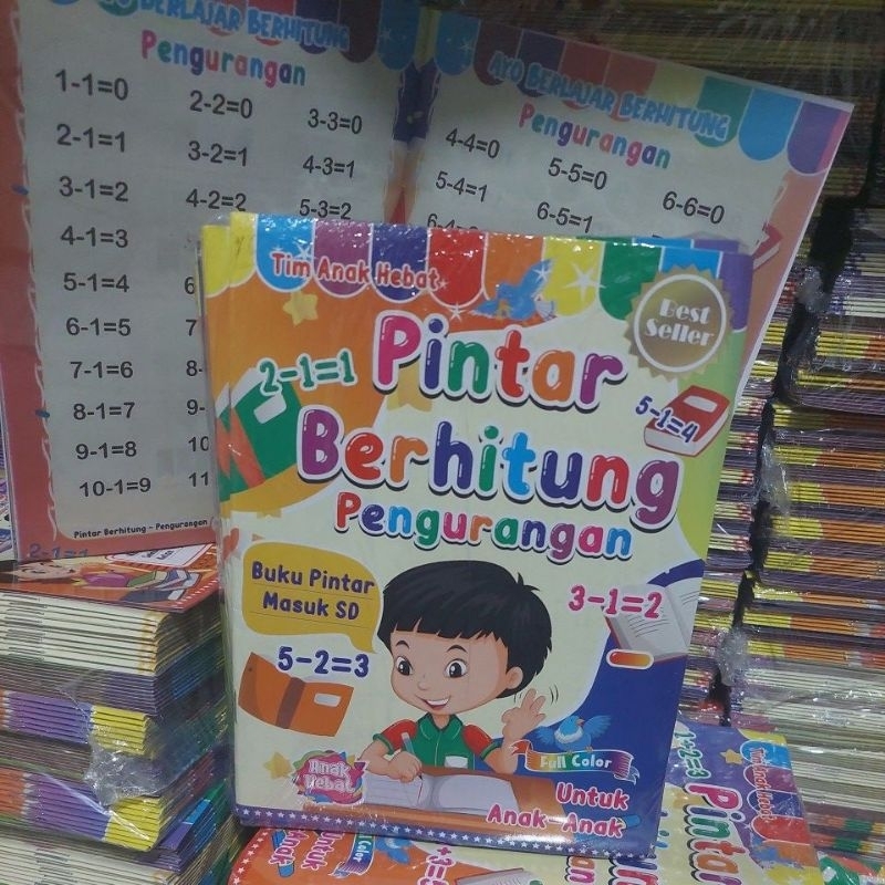 KN9e2ybmczktivCXJiOfAi4SZRB6gpYV1cq8WSEC Buku Latihan Matematika Pandai Berhitung - PENGURANGAN TAH - Image 1